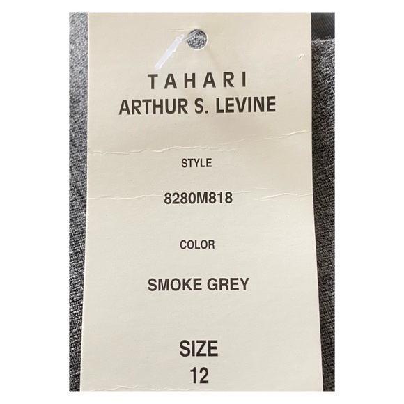 Tahari Sleeveless Scoop Neck Menswear Fabric Dress - Picture 11 of 11